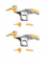Automobile Tire Changer Mount Demount Duck Head Tool 2 Pack With Rim Protectors Cast Steel Wd15010 30mm Replacement Parts 