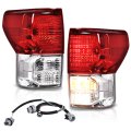 Rear Tail Lights Assembly For 2007-2013 Toyota Tundra Lamp Left Driver Side And Right Passenger Wiring Harness Included 