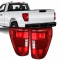 Akkon Fits 2021-2022 Ford F150 Xlt 2023 F-150 Lariat Tremor Halogen Type Tail Brake Lights W Blind Spot Hole Pair 