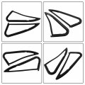 Labwork Black Rubber Front Vent Glass Window Weatherstrip Seals Set Of 2 Replacement For 1981-1991 Chevy Blazer 1981-1986 C K