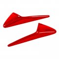 Finmokal 2pcs Red Carbon Fiber Side Camera Protection Coverfor Tesla Model 3 Y 2021-2023