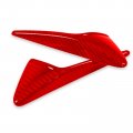 Finmokal 2pcs Red Carbon Fiber Side Camera Protection Coverfor Tesla Model 3 Y 2021-2023