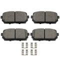 Ocpty Front Rear Disc Brake Pads D1295-8412 D1296-8413 Compatible With 2007 2008 2009 2010 2011 2012 For Kia Rondo 8pcs 