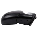 Black Driver Side View Mirror Smooth With Manual Adjustment Fold Non-heated Compatible For 2003-2006 Cadillac Escalade Esv 