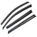 Window Visors Sun Rain Guards For Rav4 2006 2012 4 Pack Car Deflectors Vent Shade Replacement Black Abs Plastic Outside Side