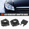 Uxcell 1 Set Car H7 Led Headlight Adapter Bases W Key Replacement For Hyundai Sonata 2011-2013