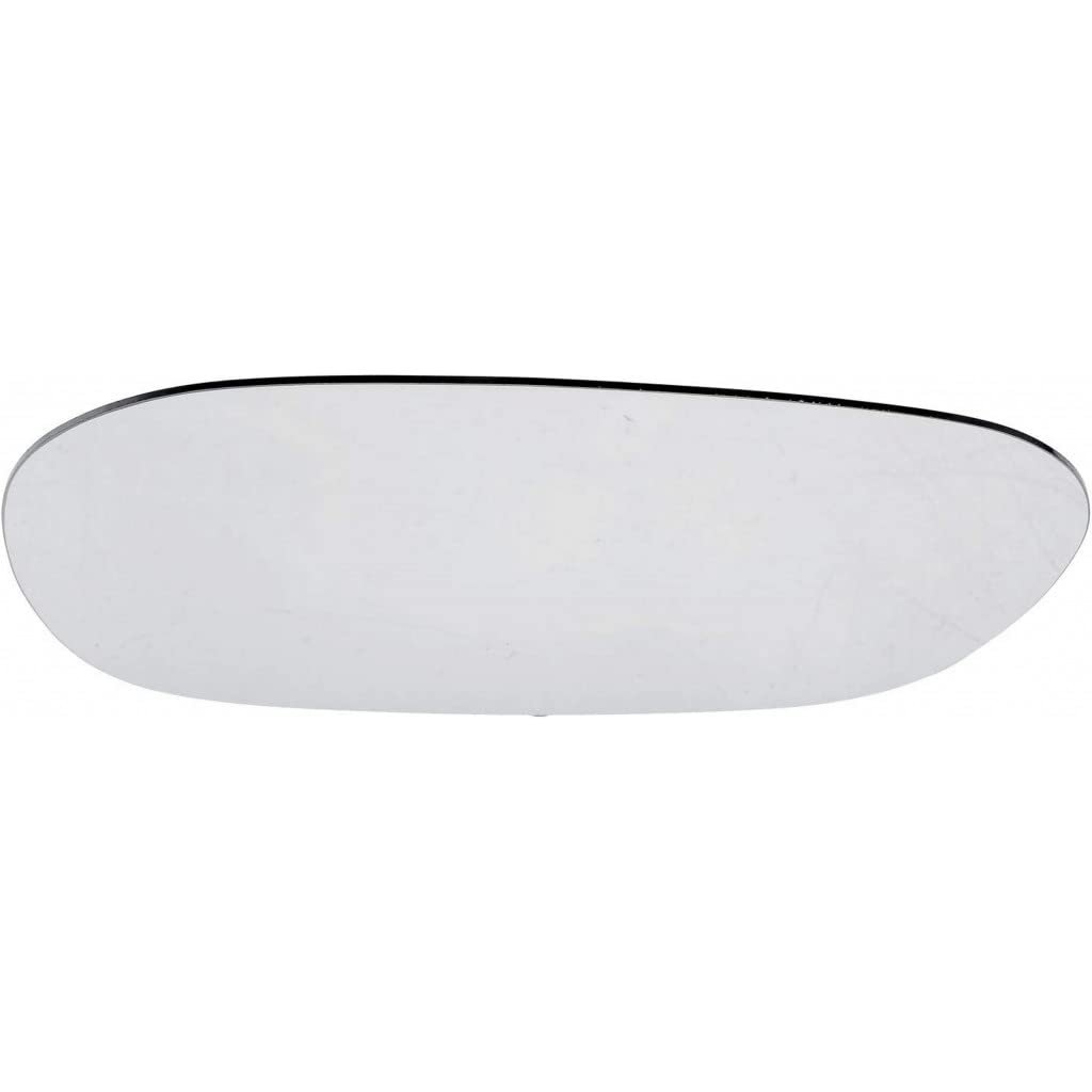 Door Mirror Glass For Dodge B1500 B2500 B3500 1995 To 1998 Clear With Adhesive Strips Attachment Front Mount Replacement