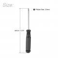 Uxcell Mini Phillips Screwdriver 2 5mm Cross Head With Black Handle For Small Appliances 10 Pcs