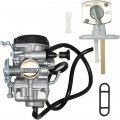 Carburetor For Yamaha Tw200 Tw 2001-2017 200 Trailway Card With Fuel Valve Petcock Switch 