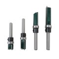2024 Upgraded Straight Router Bit With Bearing 4pcs Flush Trim Template 1 4-inch Shank Top Pattern