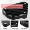 Motorcycle Side Stand Enlarger Fit For Ninja Zx-10r 2016-2023 Zx-10rr 2018-2023 Kickstand Shoes Extension Plate Black