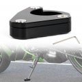 Motorcycle Side Stand Enlarger Fit For Ninja Zx-10r 2016-2023 Zx-10rr 2018-2023 Kickstand Shoes Extension Plate Black