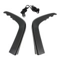 Secos 2pcs Rear Bumper Spoiler Lip Lower Body Kit Left Right For Toyota Corolla 2005 2006 2007 2008 Replace 7608702010c1