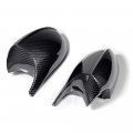 Astradepot Compatible With Side Door Rearview Mirror Cover Cap Left Right Carbon Fiber Bmw 2005 2006 2007 2008 E90 E91 2009