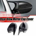 Astradepot Compatible With Side Door Rearview Mirror Cover Cap Left Right Carbon Fiber Bmw 2005 2006 2007 2008 E90 E91 2009