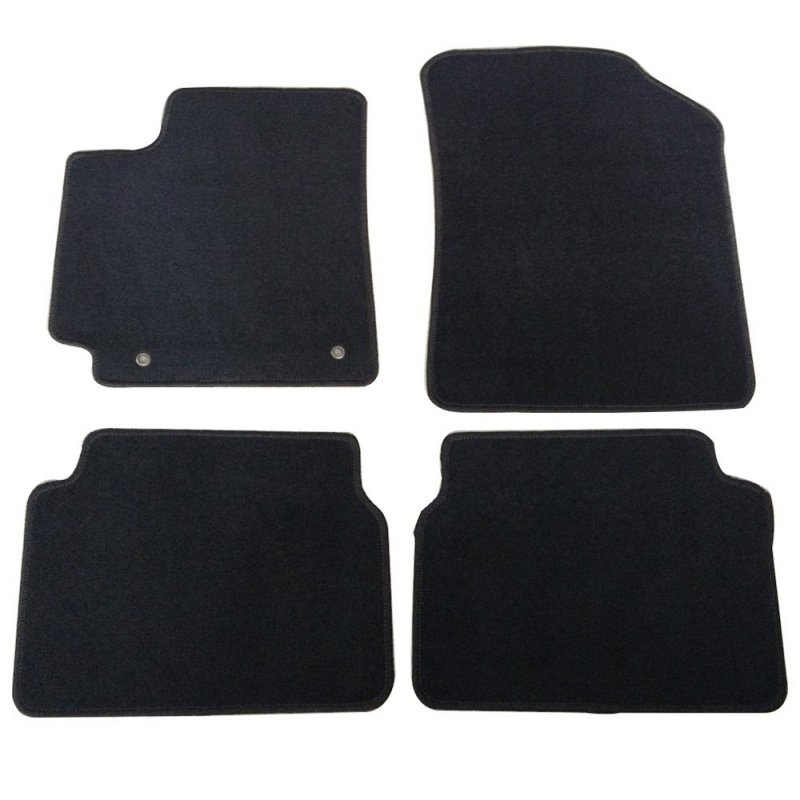 Floor Mats For 2009-2013 Toyota Corolla 4dr Factory Fitment Car Front Rear Nylon By Ikon Motorsports 2010