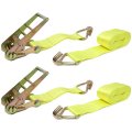 Boxer 2 Pack 4a X 30a Ratchet Tie Down With Twin J Hooks Heavy Duty Double-locking Breaking Strength 16 200 Pounds Working Load 