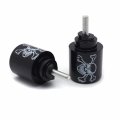 Httmt Skull Black Bar End For Cbr600rr Cbr1000rr Vfr800 Rc51 Cbr900rr 