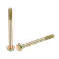 5pcs M8-1 25 X 90mm Metric Flange Hex Cap Bolt Partial Thread Din 6921 Flanged Bolts Hexagon Screws Carbon Steel Zinc Plated 