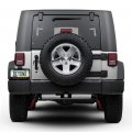 Ipick Image Made For Jeep Rubicon Outline Black Metal License Plate Frame