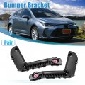 X Autohaux 1 Pair Left And Right Side Front Bumper Mounting Support Bracket 51502350 5211602330 For Toyota Corolla L Le Eco Se