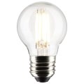 Satco S21815 4w G16 5 Led Filament Lamp Dimmable 2700k Warm White 350 Lumens Clear Medium Base 120v Wet Location 40w
