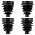 Caltric 2 Front Axle Outer And Inner Cv Boot Kit Compatible With Polaris Ranger Crew 800 4x4 2011-14