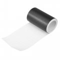 X Autohaux Black 6mx10cm 20ftx4inch Car Door Sill Protector Film Cover Anti Scratch Bumper Guard Sticker Universal For Truck