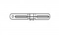 Stb Stamped Steel Casement Latch Keeper Strike Height 9 16 In Non Handed For Truth Locking Handles 