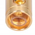 2pcs 0ga Wire Reducer Terminal Connector Pure Copper Gold Plated For Car Audi O Amplifier Modification Power Cable Terminals 1