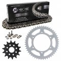 Niche Drive Sprocket Chain Combo For Suzuki Rmz450 Front 14 Rear 49 Tooth 520v O-ring 114 Links