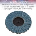 Uxcell Aluminum Oxide 2 Inch High Density Flap Disc Sanding Grinding Wheel 80 Grit 20 Pcs