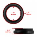 Caltric Rear Differential Bearing Seal Kit Compatible With Honda Fourtrax 300 Trx300 2x4 1988 1989 1990-2000