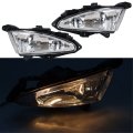 Fog Lights Assembly Replacement For Hyundai Elantra 2007 2008 2009 2010 Driver And Passenger Side Driving Lamp Kit With Bulbs