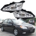 Fog Lights Assembly Replacement For Hyundai Elantra 2007 2008 2009 2010 Driver And Passenger Side Driving Lamp Kit With Bulbs 