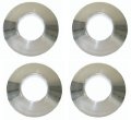 1976-1982 Corvette Wheel Spinner Cone Set Of 4 Clear Anodized 