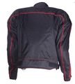Black And Red Motorcycle Jacket With Armor Air Vents Reflective Piping Size 3xl Xxx-large 56-58 