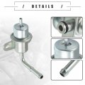 Motoforti Fuel Injection Pressure Regulator For Toyota Corolla 1993-1997 Metal No 2328015020 Silver Tone