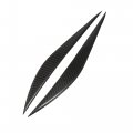 Headlight Eye Lid Cover Eyebrows Sticker For Bmw 328i 2013 2016 Black Carbon Fiber Pattern Tpu Material Set Of 2 14 29 In X 1 
