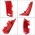 Left Tail Light Assembly For Srx 2010 2016 Rear Brake Lamp Replacement Gm2800255 Red And Clear Lens Abs Plastic Housing