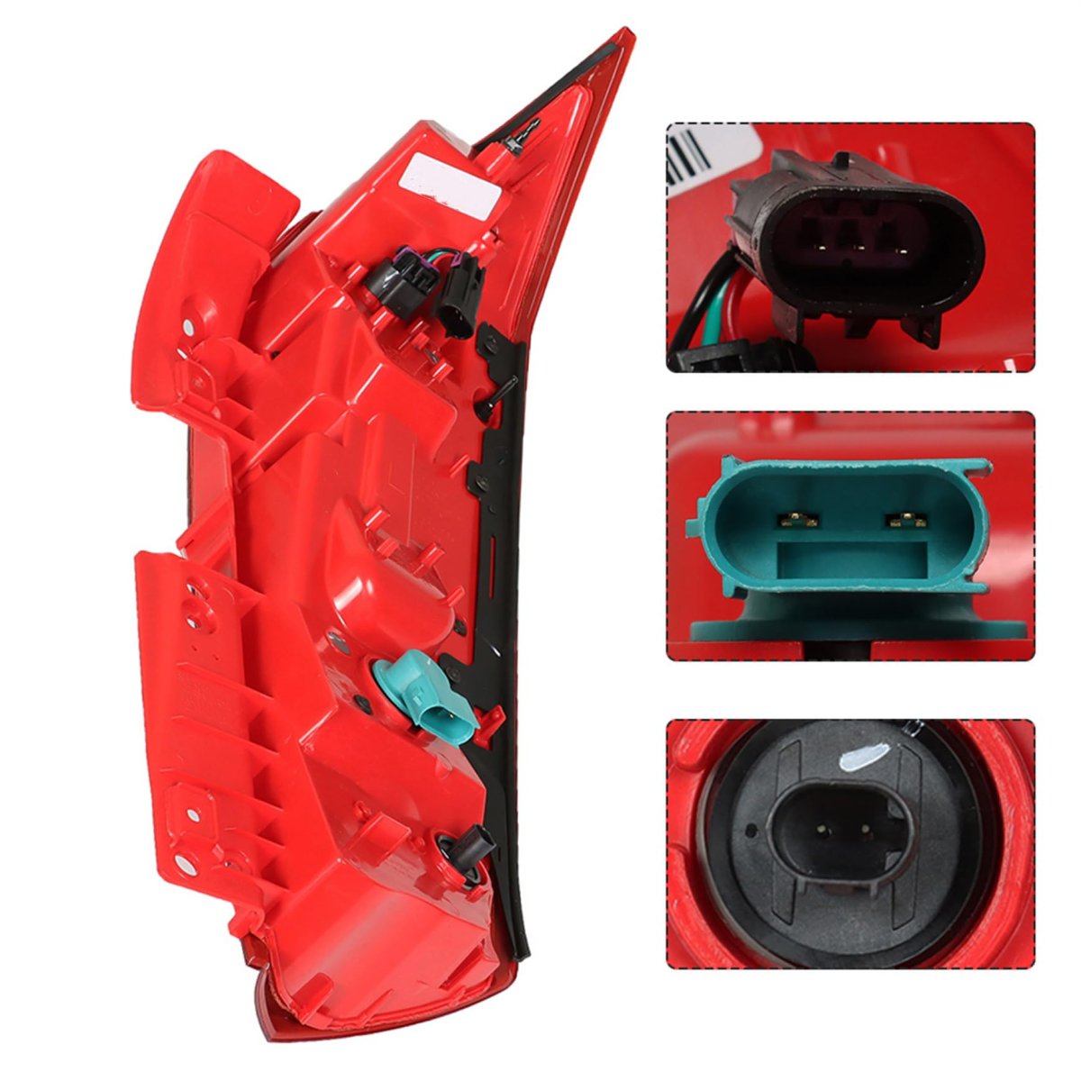 Left Tail Light Assembly For Srx 2010 2016 Rear Brake Lamp Replacement Gm2800255 Red And Clear Lens Abs Plastic Housing