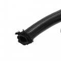 X Autohaux 3ft 10an Fuel Hose An10 Universal Car Braided Nylon Stainless Steel Cpe Oil Gas Line Black