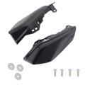 Frame Air Deflector Replacement For Touring Road King Street Electra Glide And Black Abs Plastic