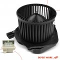 A-premium Hvac Heater Blower Motor And Resistor Assembly Compatible With Cadillac Vehicles Deville 1997-1999 Sedan 1998-1999