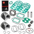 Top End Rebuild Kit Pistons 82mm Std Dual Ring Bearing Gasket For Ski-doo Mxz Summit Gsx Gtx 800 Hoi No-rev 2003-2007