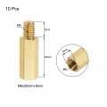 M6x20mm 8mm Male Female Brass Hex Pcb Motherboard Spacer Standoff For Fpv Drone Quadcopter Computer And Circuit Board 10 Pieces