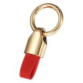 Car Key Chain Clip Zinc Alloy Leatherchain Fob Holder Keychain Key Rings Detachable Decoratives For Women Men Gold Red 