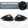 X Autohaux 1 Pair Car Rear View Driver Passenger Side Mirror Cover Cap Overlay Black Carbon Fiber Pattern For Honda Accord 10th