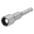 Hex Nut Driver Drill Bit 11mm Metric 6-point Socket 1 4 Shank Magnetic Setter Cr-v Steel Bolt Sockets For Power Drills Impact 