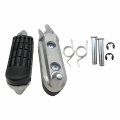 Left Right Rider Front Foot Pegs Adapters For Honda Vfr 1200f 2010-2013